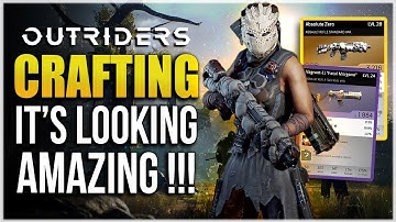 Outriders - AMAZING ENDGAME *CRAFTING* ALLOWS YOU TO MAXIMIZE YOUR BUILDS