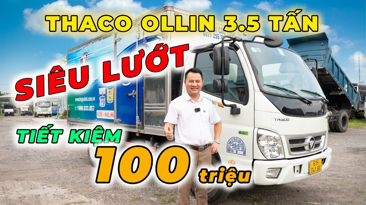 Giá xe tải 35 tấn thân dài 43m Thaco Ollin700 New 2022  Xe tốt Hà Nội