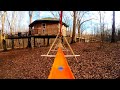 Hot wheels treehouse mega track with zipline bridge and magnet lift boosted