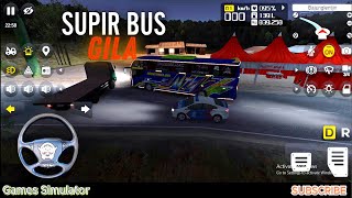 Supir Bus Ini GILA! Bus Simulator Indonesia - Android Gameplay screenshot 1