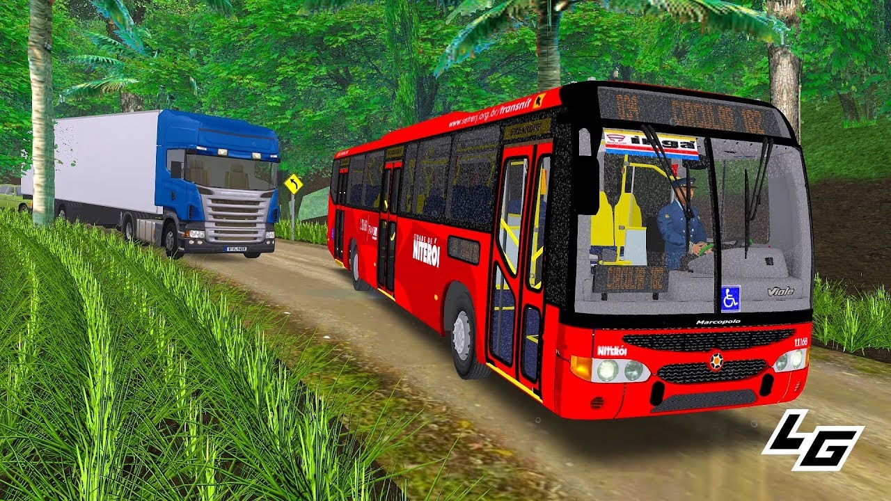 🔴[OMSI 2] Marcopolo Viale OF-1722M com AC +G27 - Mapa Litorânea