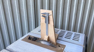 Homemade height gauge for circular saws and routers with calipers . Woodworking