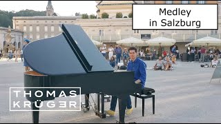 Amazing Pianist Plays Songs by Lewis Capaldi, Billie Eilish & The Weeknd in one Medley in Salzburg