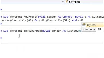 VB.NET - ทำให้ Textbox ใส่ได้แค่ตัวเลข