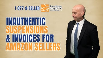 Inauthentic Suspensions & Invoices for Amazon Sellers