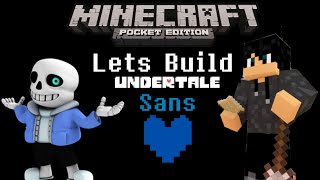 Minecraft PE: Lets Build [Undertale- Sans]