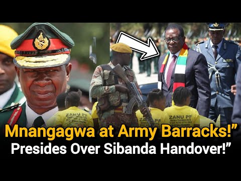 Watch Mnangagwa Inside Zanu PF Army Barracks Preside Over Valerio Sibanda S Handover Takeover Parade