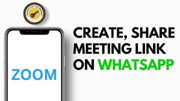 How To Create and Share Zoom Meeting Link On WhatsApp