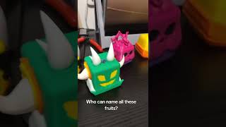 Blox fruits 3d printed! #bloxfruits #roblox #3dprinting