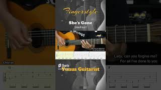 She’s Gone - Steelheart - Fingerstyle Guitar Tutorial + TAB & Lyrics  #fingerstyleguitar