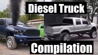 Diesel Truck Video Compilation | Badass Diesels | Diesel Truck Rolling Coal and Burnout Videos