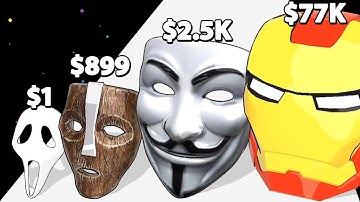 MASK EVOLUTION 3D - Level Up Mask (Noob Pro Hacker God)