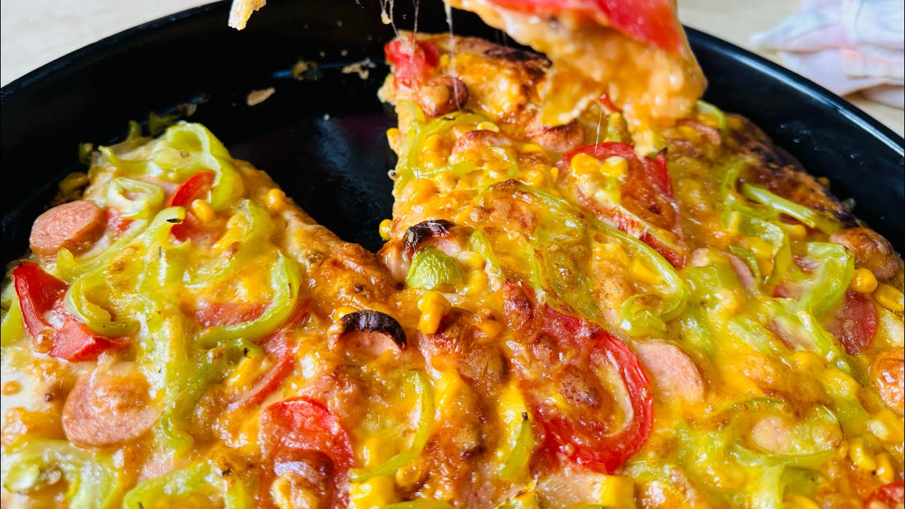 🛑Evdə restoran dadı – Lavaşdan möcüzə pizza! Pizzanın ən yüngül və ən dadlı forması!