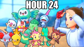 24 HOURS to CATCH EVERY SHINY STARTER