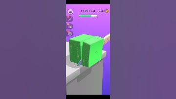 Asmr Slicing Level 64 Gameplay #asmr #asmrslicing #gaming #youtubeshorts