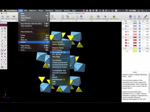 CrystalMaker - Tutorial