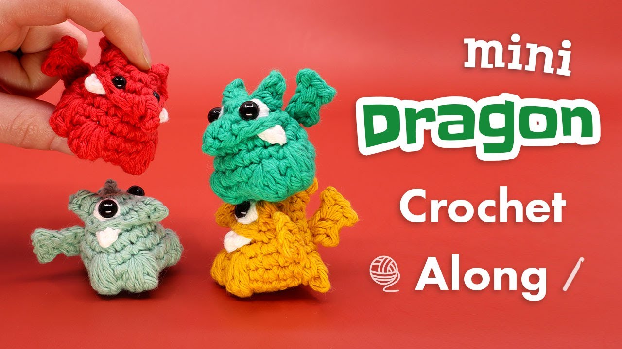 Mini Dragon Amigurumi - Live Crochet Along - YouTube