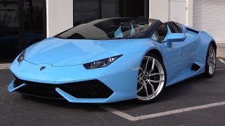 2016 Lamborghini Huracán Spyder LP610-4 Start Up, Exhaust, and In Depth Review