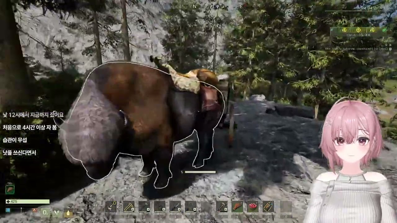 [ICARUS 외계 행성 서바이벌] 아하 작전 하고 이것저것 하면 된다고? 보스잡어? 6일차