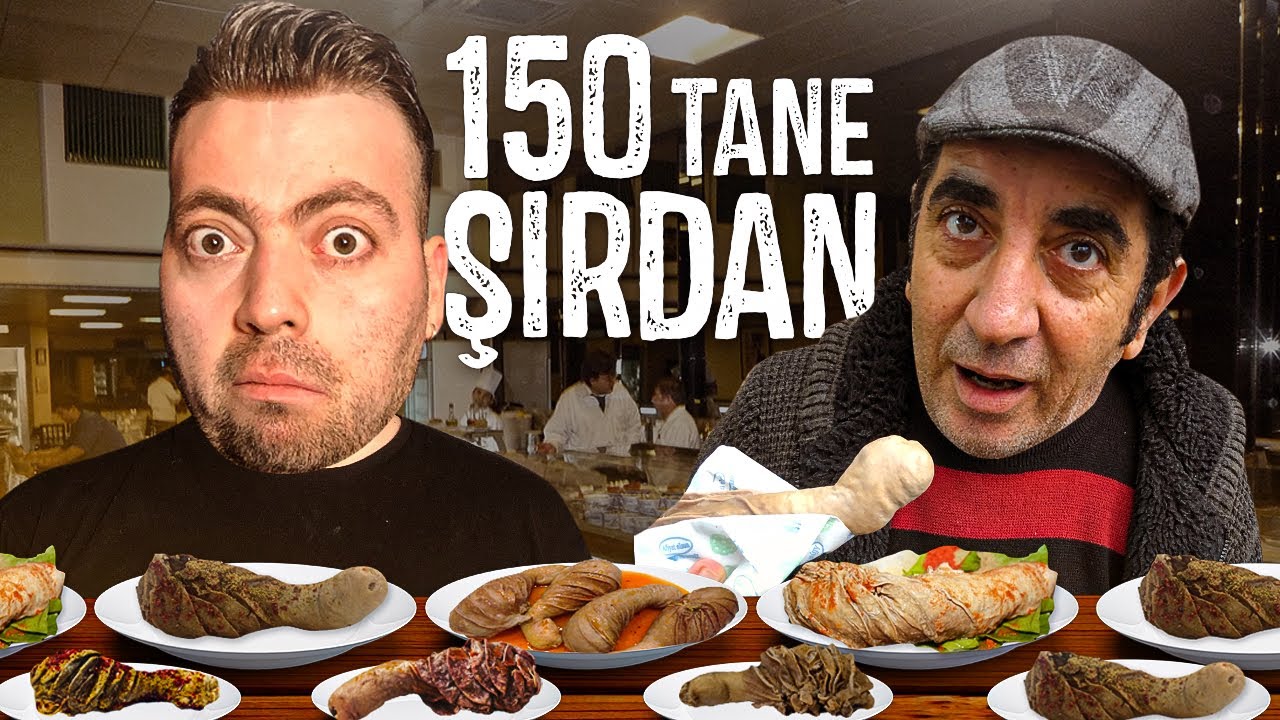 150 TANE ŞIRDAN YEDİK !! (Sokak Lezzetleri) 