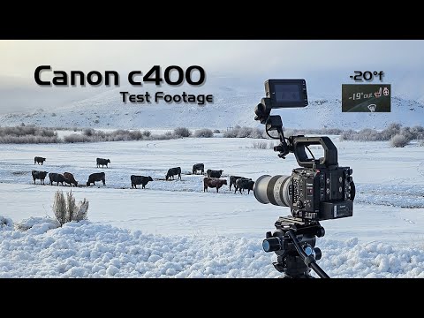 FIlming in Colorado in  -20°f with the Canon c400...