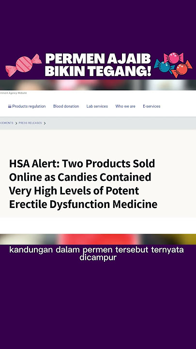 Permen Bikin Ereksi Aman?