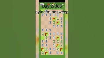 Day 2/365 Playing minesweeper #minesweeper #game #games #gameplay