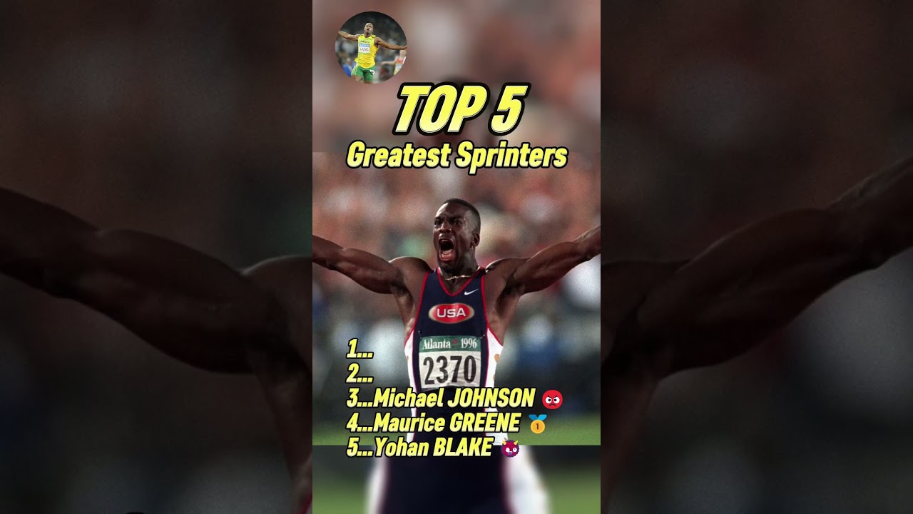 Top 5 Greatest Sprinters Ever Ranked in Sprinting History! 🥶