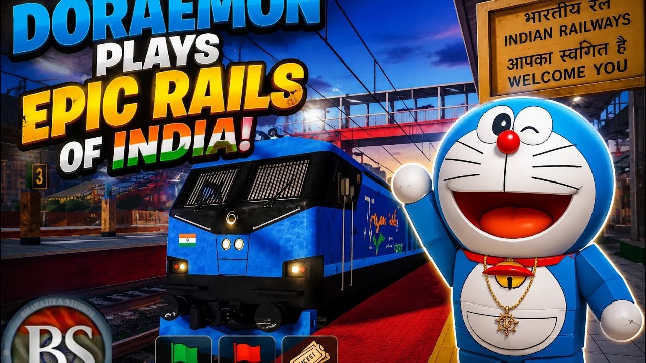Doramon plays Epic Rails Of India #video #shorts #trending #train # ...