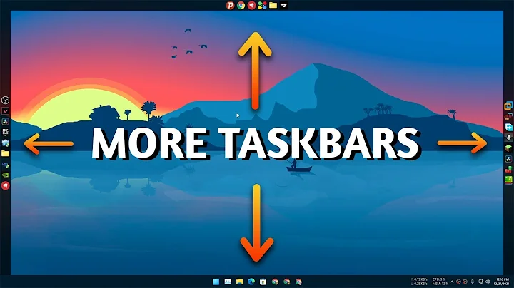 How to Add Multiple Taskbars on Windows PC | Extra Taskbar for Windows 10 & 11