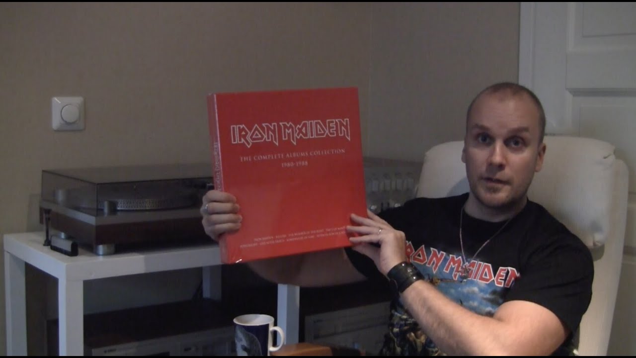 Unboxing The Iron Maiden 2014 Vinyl Reissue Box Set Youtube
