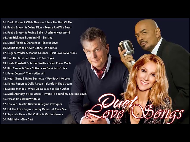 Peabo Bryson, Lionel Richie, James Ingram, David Foster, Dan Hill, Kenny Rogers, Céline Dion class=