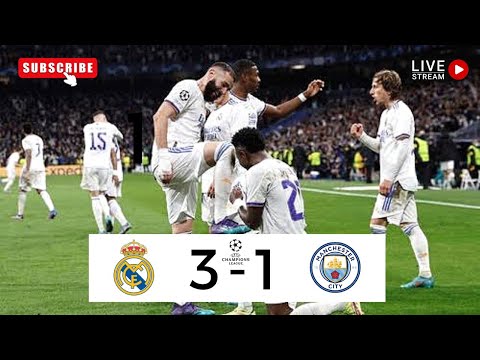 Real Madrid Vs Manchester city 3-1 (6-5)Highlights | Champions league Semi finals 2nd Leg