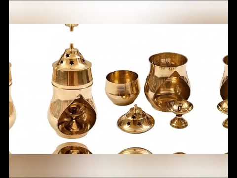 Brass Pooja items| Brass collections| Brass lamps | Wall1ders - video from Wall1ders