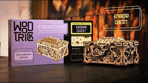 Enigma Chest - WoodTrick brain teaser puzzle for adults