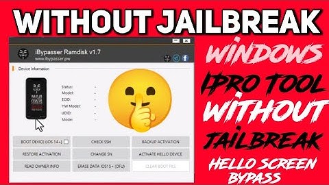 iBypasser AIO Ramdisk 1.7 latest version for windows edition
