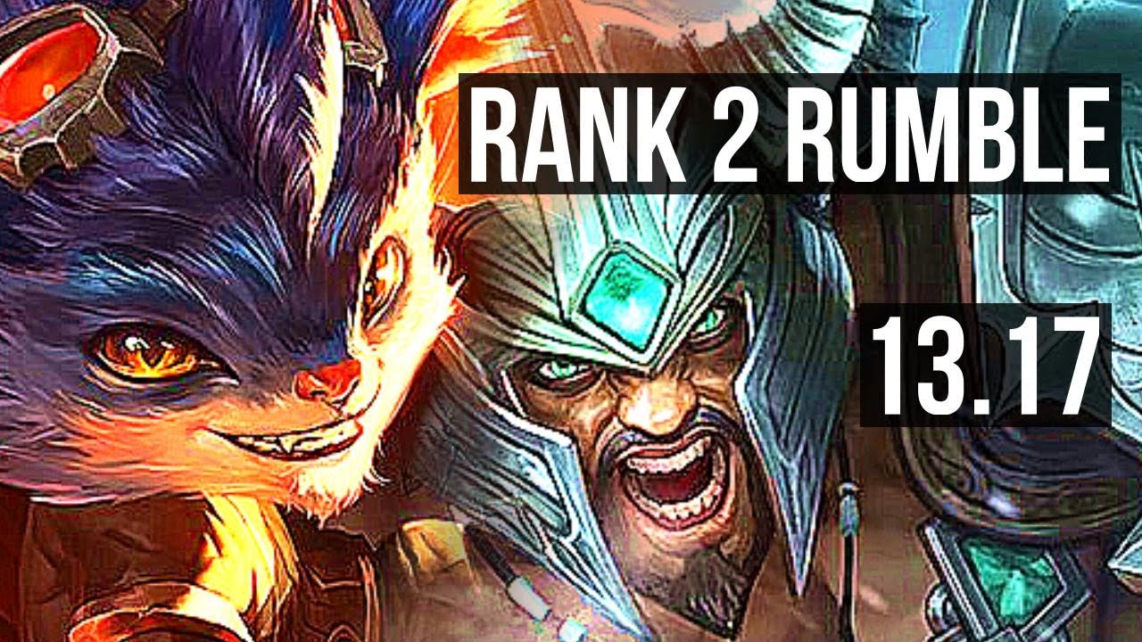 RUMBLE vs TRYNDA (TOP) | Rank 2 Rumble, Legendary, 15/4/7, Rank 19 ...