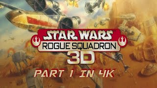 Star Wars: Rogue Squadron 3D -PC- All Gold Medals Part 1 (4K 60FPS)