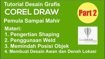 Tutorial Desain Grafis Corel Draw Pemula Sampai Mahir Part 2 Mudah Dipahami