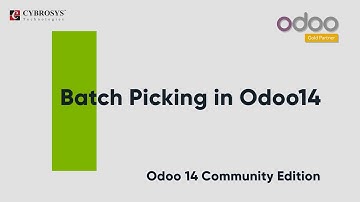 Batch Picking in Odoo14 Inventory Community