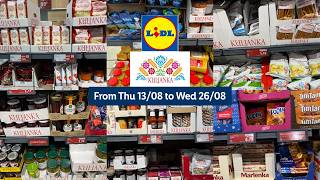 LIDL FLAVOUR OF THE WEEK:CENTRAL & EASTERN EUROPE FROM THURSDAY 13 AUG 2026 | LIDL | TRAVELANDSHOP
