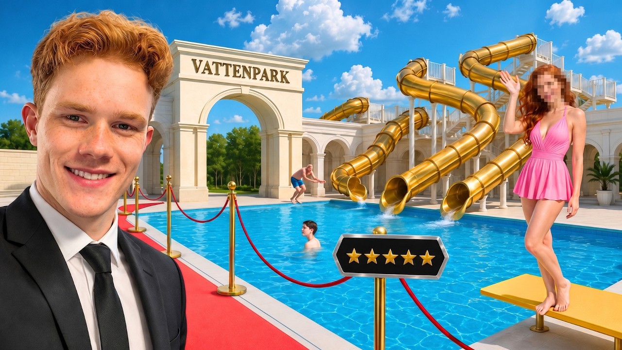 Vi Byggde En 5 Stjärnig Vattenpark I Verkligheten!