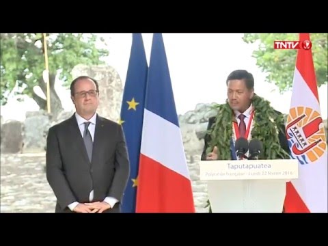 Discours de Thomas Moutame  Raiatea