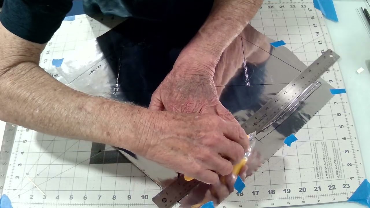 Часть 7. Обзор изготовления воздушного змея в виде истребителя North American без крыльев.