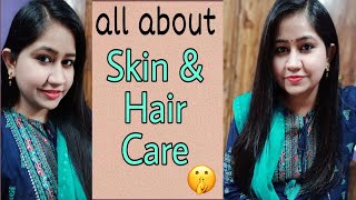 What I do for Skin and Hair care | My Honest skin and hair rountine || Tanushi and family