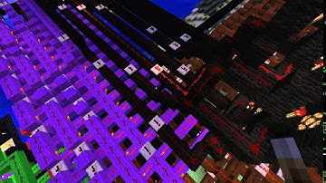 Redstone lamp 7-segments display.