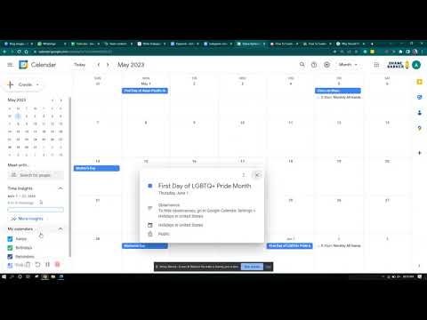 Use Google Calendar for info about holidays