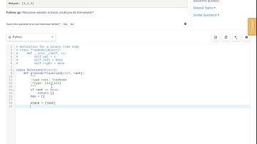 LeetCode 144. Binary Tree Preorder Traversal