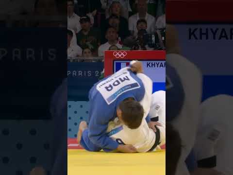 🇫🇷😢Walide Khyar échoue au pied du podium en judo #olympics2024 #judo #olympics #paris2024