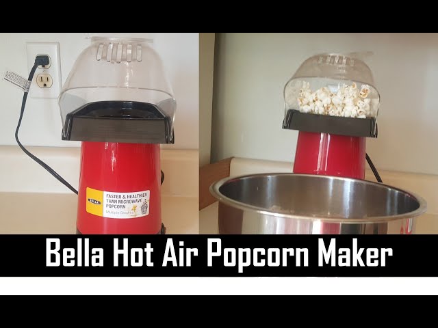 Bella Hot Air Popcorn Maker - Red